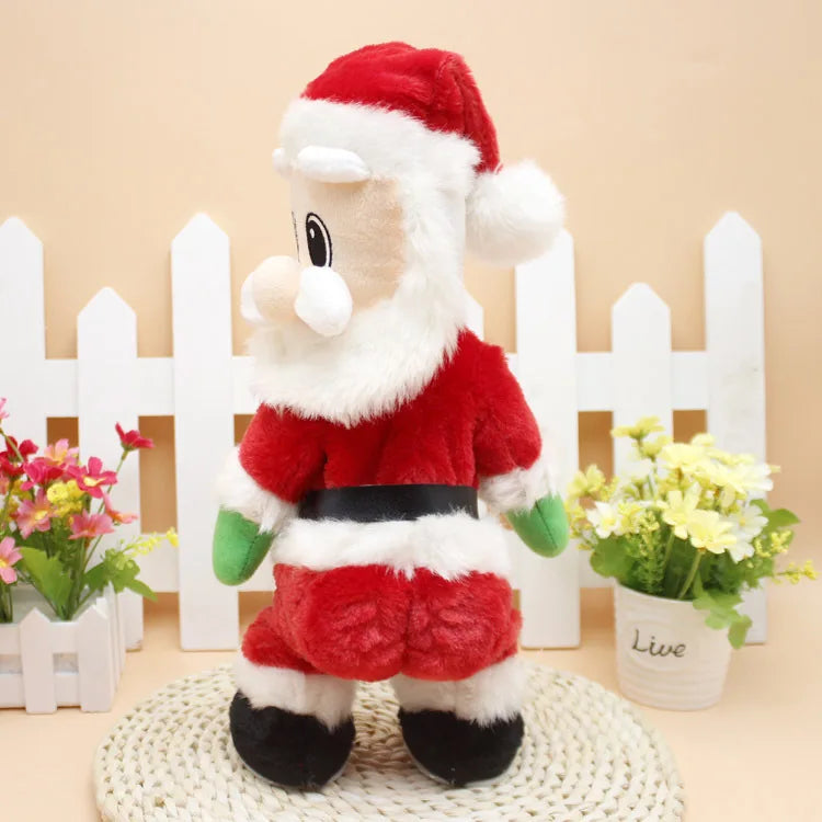 Twerking Santa Claus Dancing Doll Electric Musical Plush Toy Twist Ass and Shake Ass Singing Christmas Toys Novelty & Gag Gift