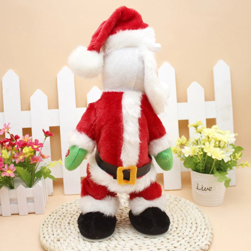 Twerking Santa Claus Dancing Doll Electric Musical Plush Toy Twist Ass and Shake Ass Singing Christmas Toys Novelty & Gag Gift