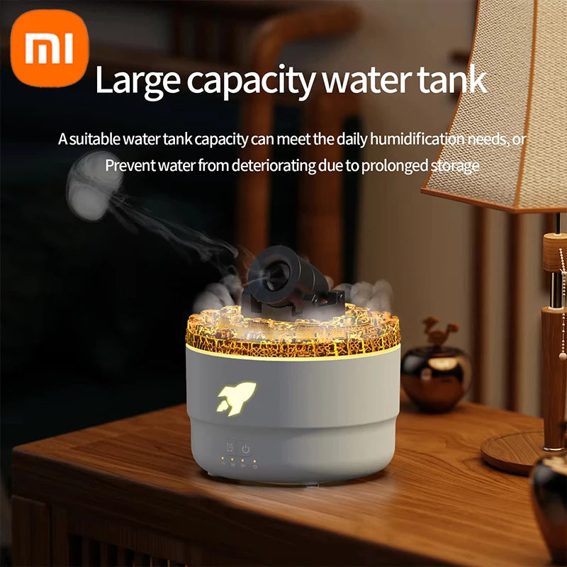 Xiaomi Volcanic Crack Light Artillery Air Humidifier Aromatherapy Diffuser for Home Desktop Spray Electric Aroma Diffuser